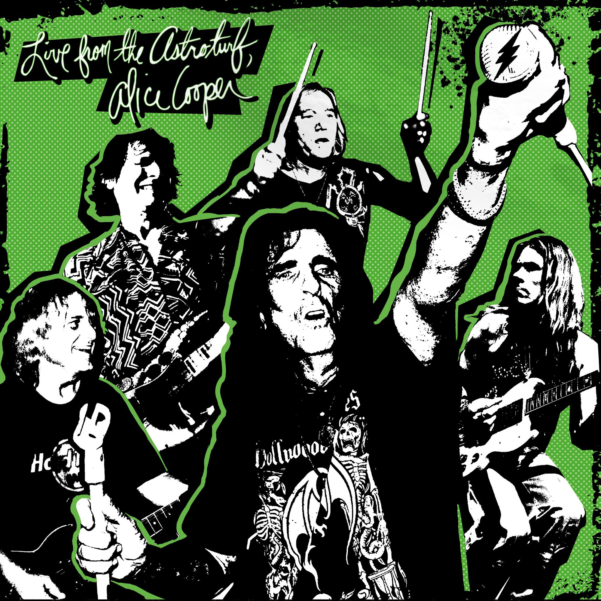 ALICE COOPER 'LIVE FROM THE ASTROTURF' LP & DVD - LTD - GLOW IN THE DARK