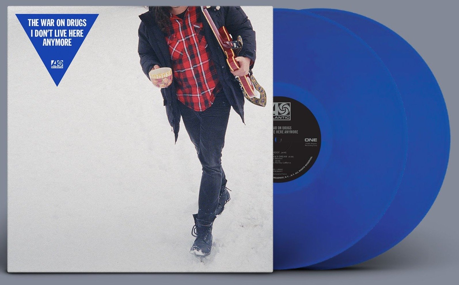 THE WAR ON DRUGS 'I DON'T LIVE HERE ANYMORE' 2LP - CLEAR BLUE