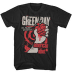 GREEN DAY AMERICAN IDIOT HYSTERIA T-SHIRTS