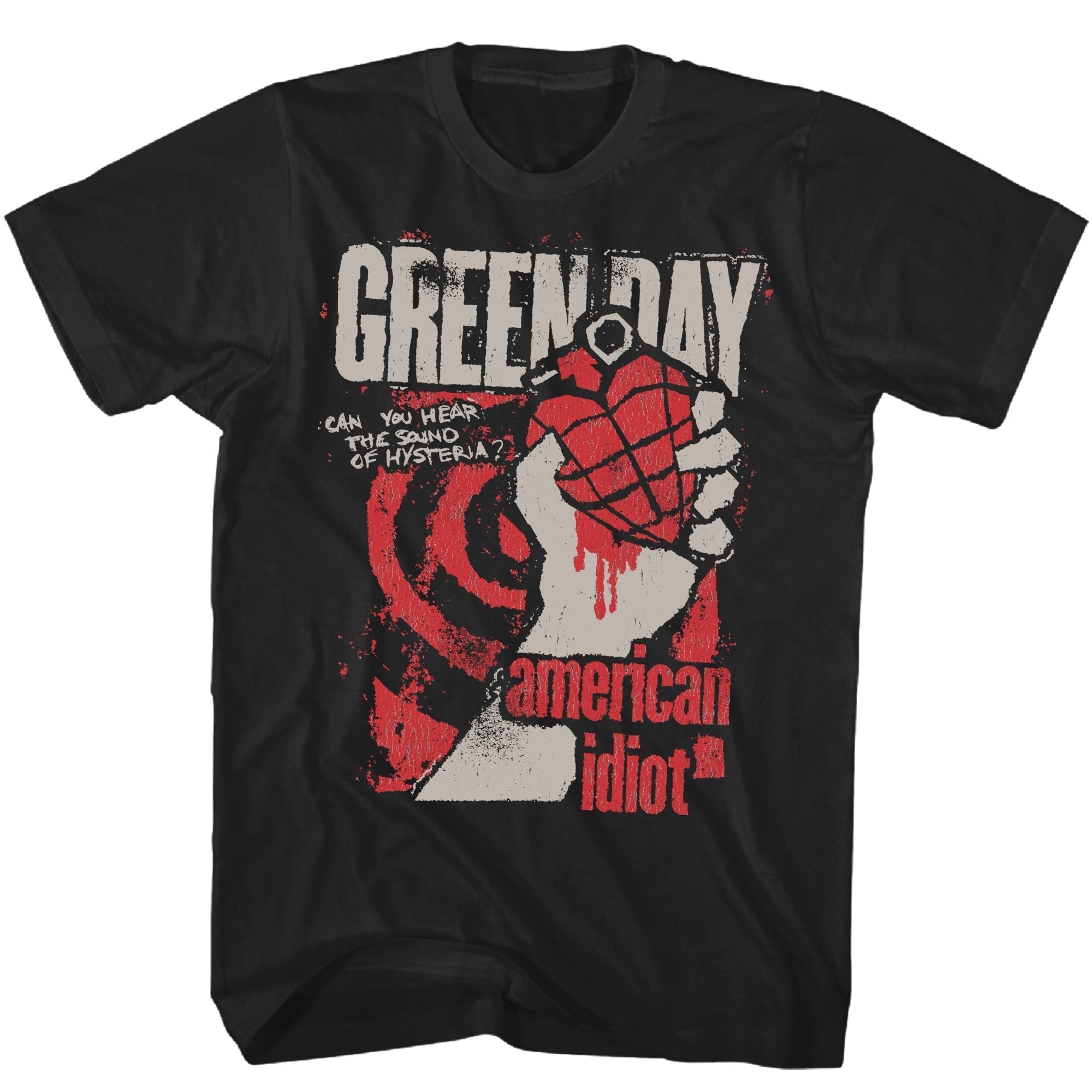 GREEN DAY AMERICAN IDIOT HYSTERIA T-SHIRTS
