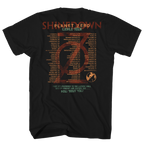 SHINEDOWN PLANET ZERO WORLD TOUR BLACK TEE
