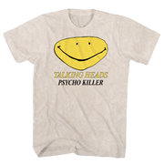 TALKING HEADS PSYCHO KILLER TAN MINERAL WASH TEE