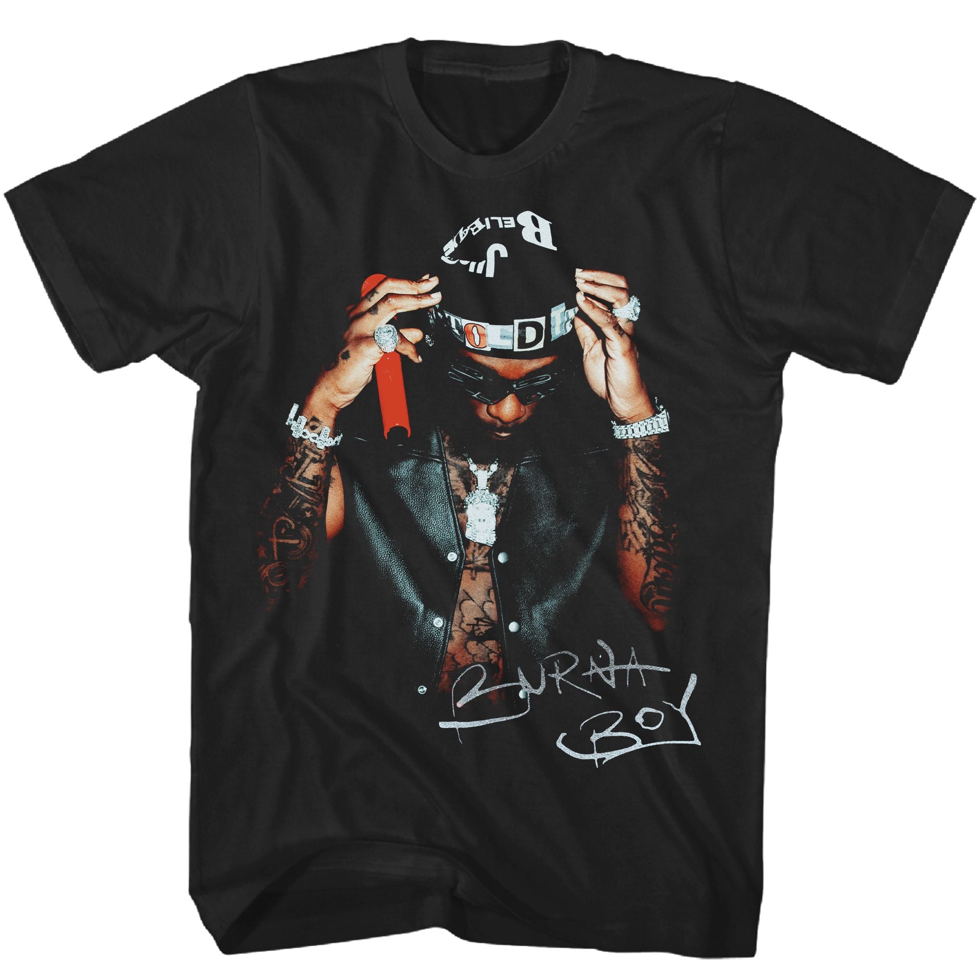 BURNA BOY PHOTO T-SHIRTS