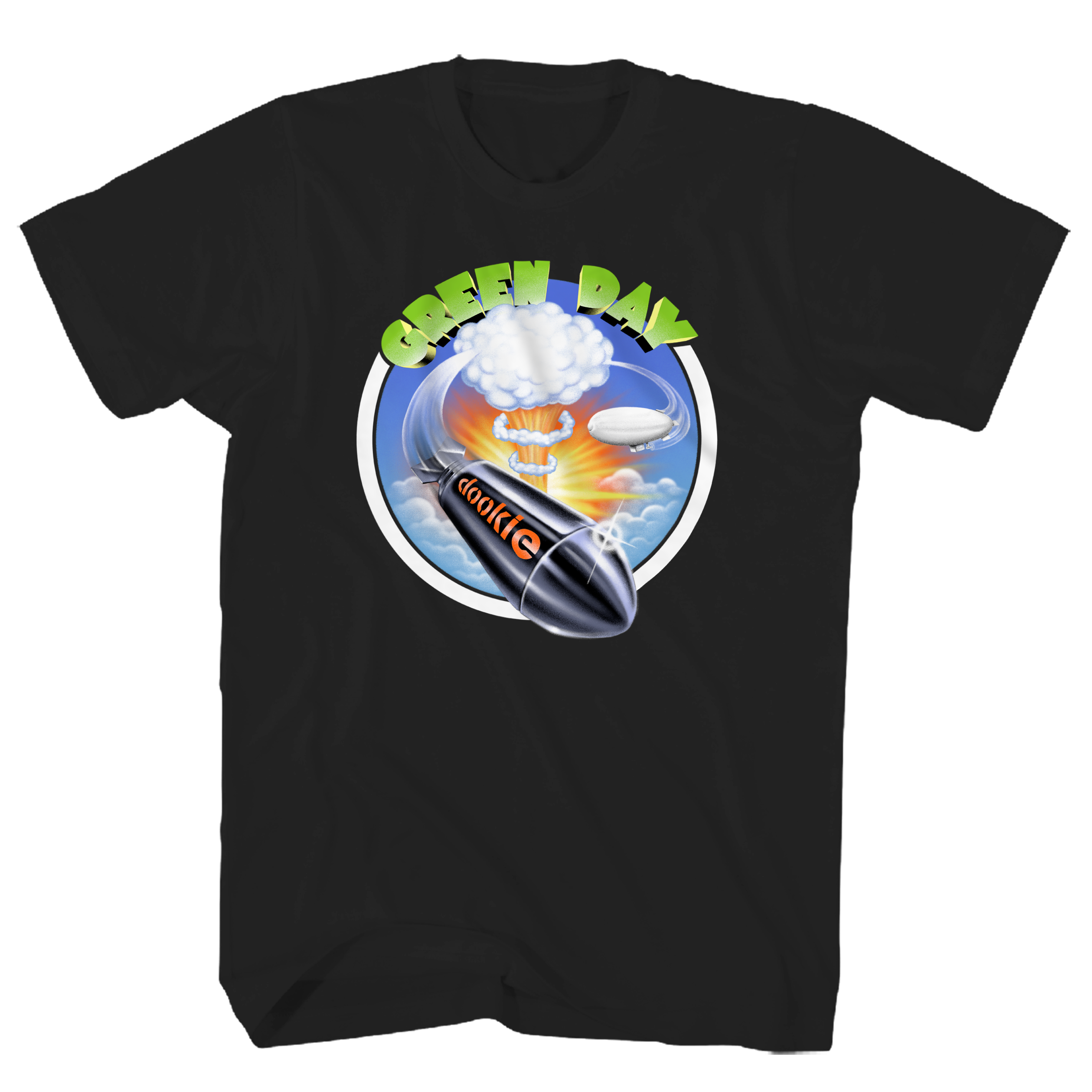 GREEN DAY DOOKIE ROCKET BLACK TEE