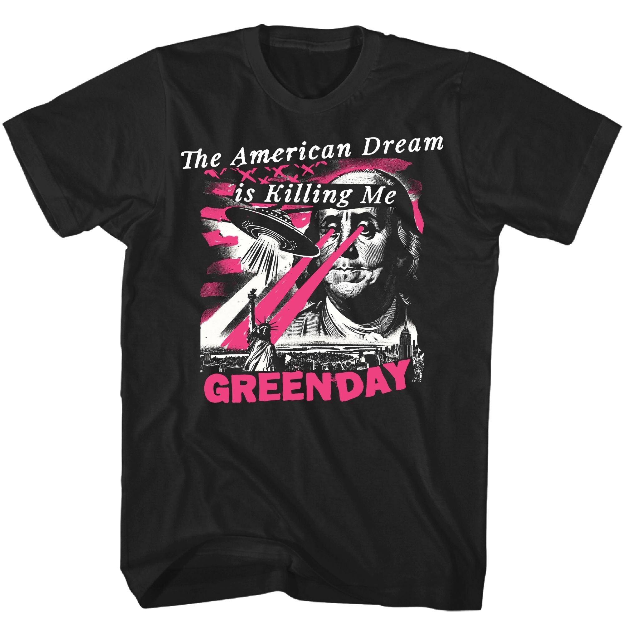 GREEN DAY 'AMERICAN DREAM ABDUCTION' T-SHIRT