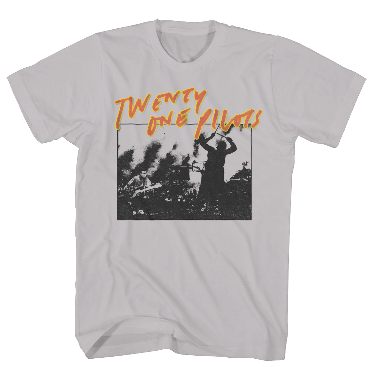 TWENTY ONE PILOTS LIVE SCRIBBLE GREY TEE