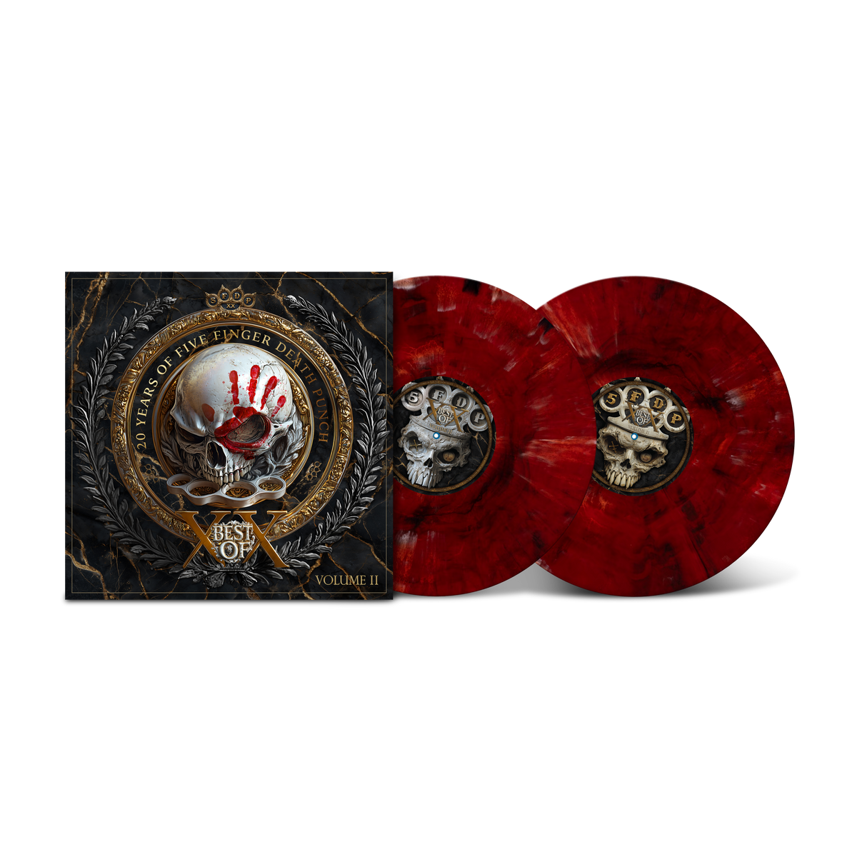 FIVE FINGER DEATH PUNCH 'BEST OF (VOLUME 2)' 2LP - LTD. 250 - BLOOD SMOKE