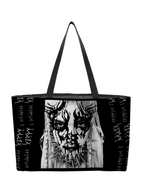 POPPY - 'I DISAGREE' - OVERSIZED TOTE BAG