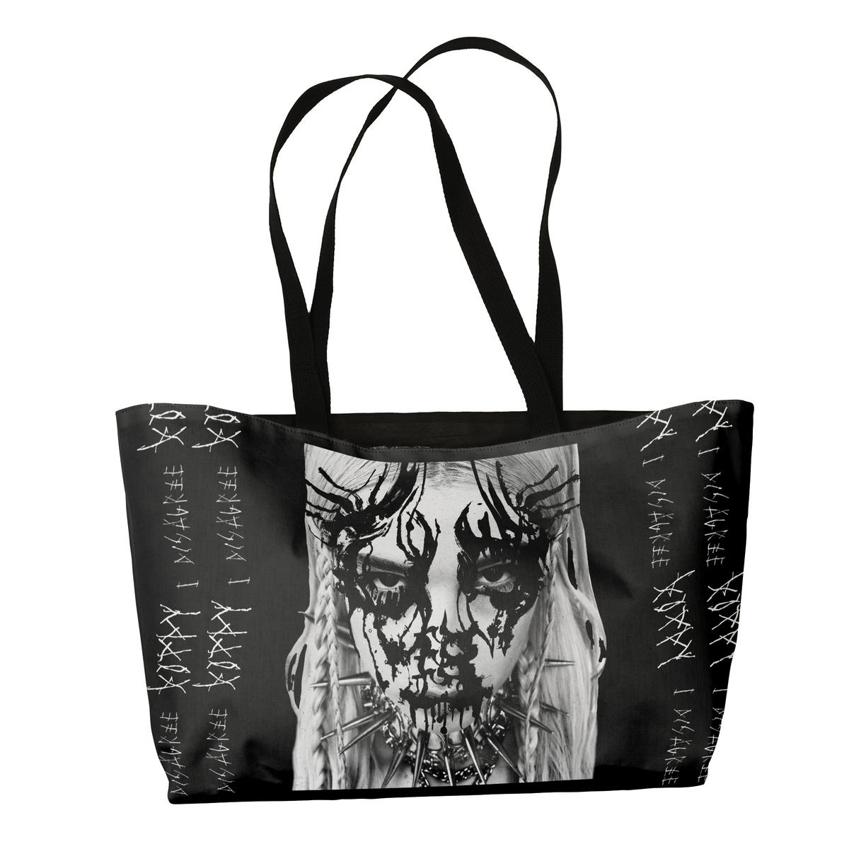 POPPY - 'I DISAGREE' - OVERSIZED TOTE BAG