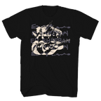 ED SHEERAN PHOTO GUITAR BLACK T-SHIRT
