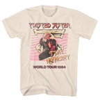 TWISTED SISTER STAY HUNGRY 1984 TOUR NATURAL T-SHIRT