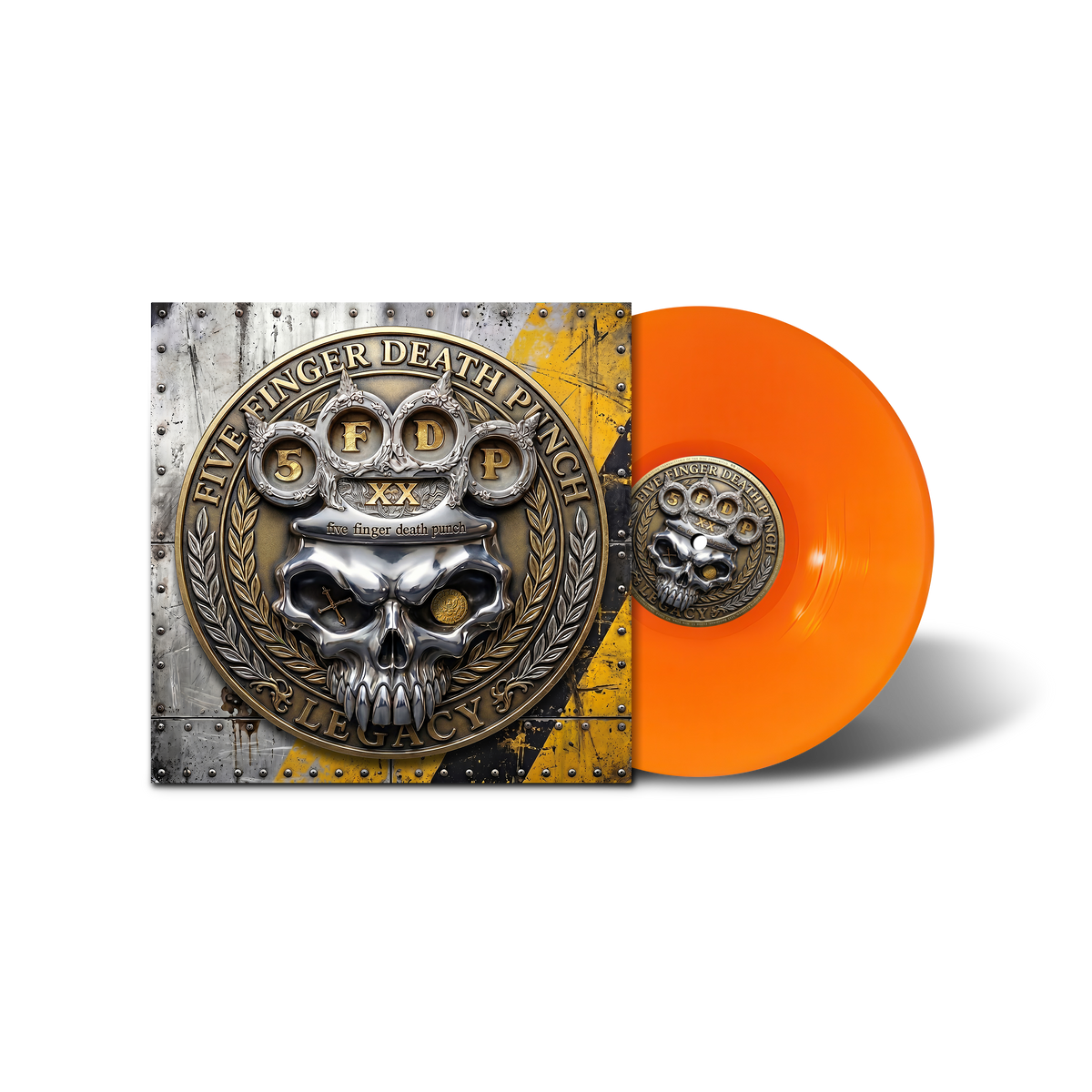 FIVE FINGER DEATH PUNCH 'LEGACY' LP (Exclusive – Limited to 300, Orange Vinyl)