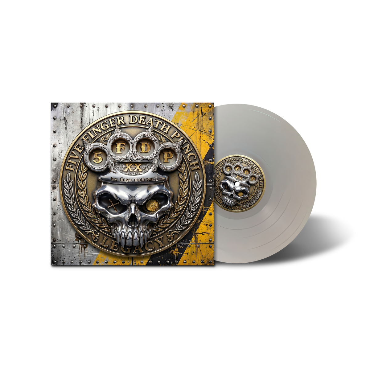 FIVE FINGER DEATH PUNCH 'LEGACY' LP (Clear Vinyl) – Veeps Inc