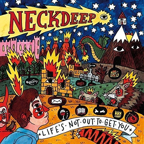 NECK DEEP 'LIFE'S NOT OUT TO GET YOU' LP - TRANSPARENT BLUE