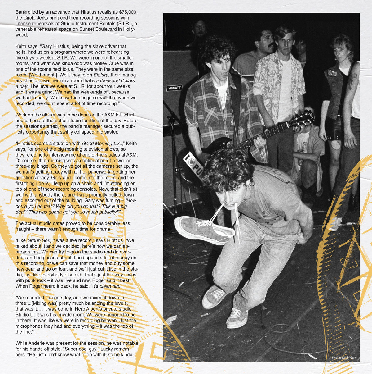 CIRCLE JERKS ‘WILD IN THE STREETS’ 40TH ANNIVERSARY EDITION LP - EXCLUSIVE - LTD. 1000 -  WHITE/PINK