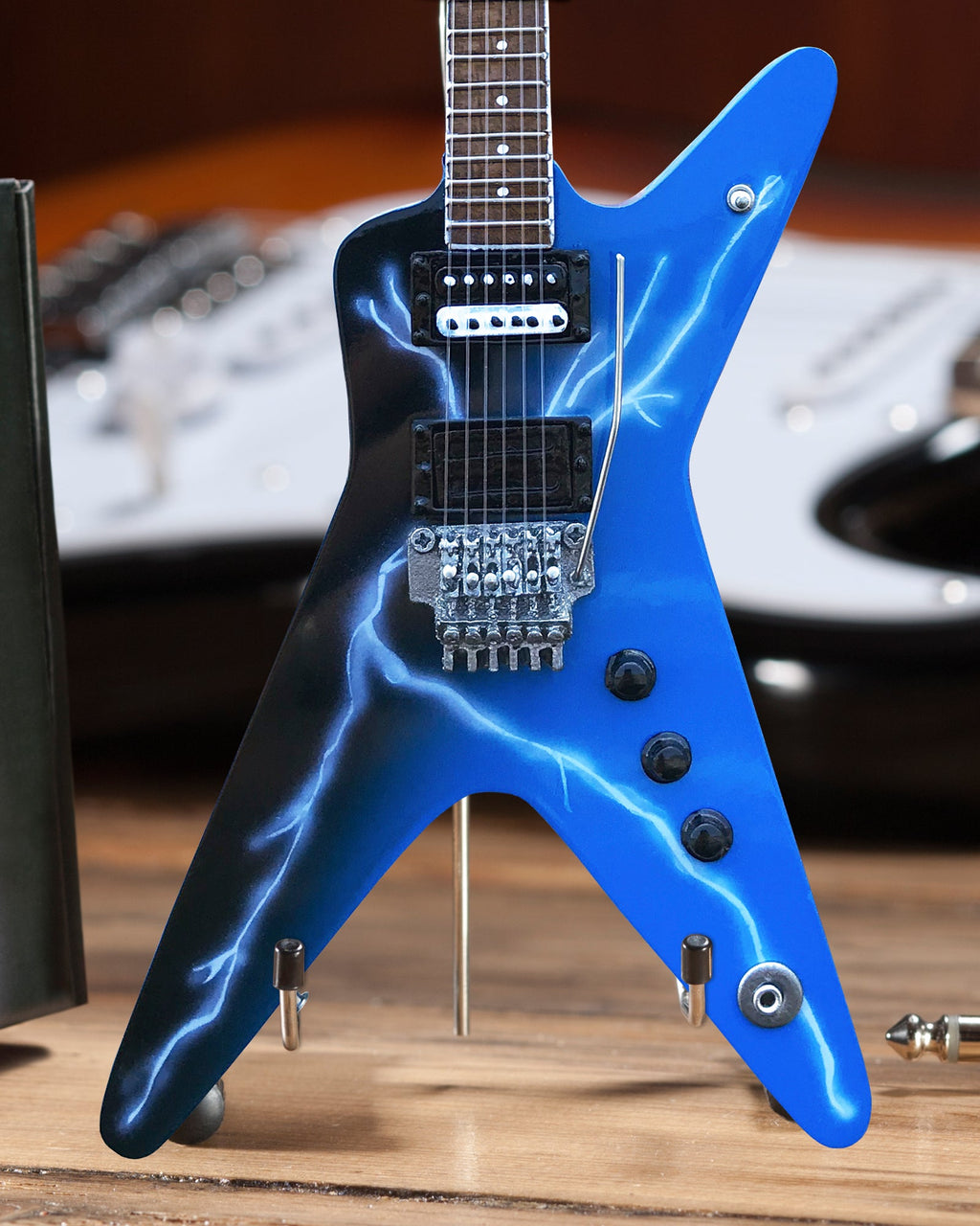 SET OF 3 HANDCRAFTED DEAN DIMEBAG SIGNATURE PANTERA ML MINI GUITAR MODELS