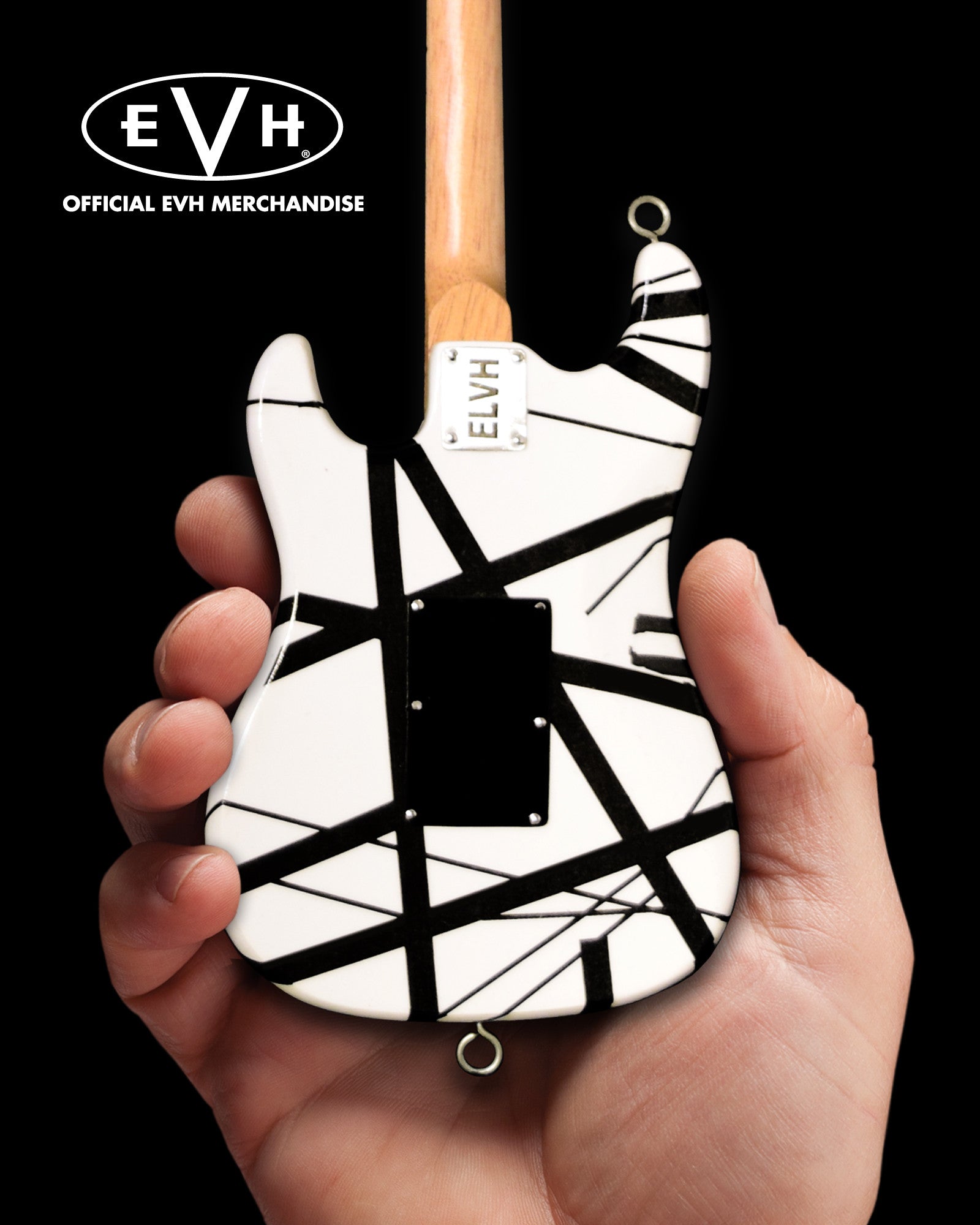 EVH SET OF 3 EDDIE VAN HALEN MINI GUITAR REPLICA COLLECTIBLES - OFFICIALLY LICENSED