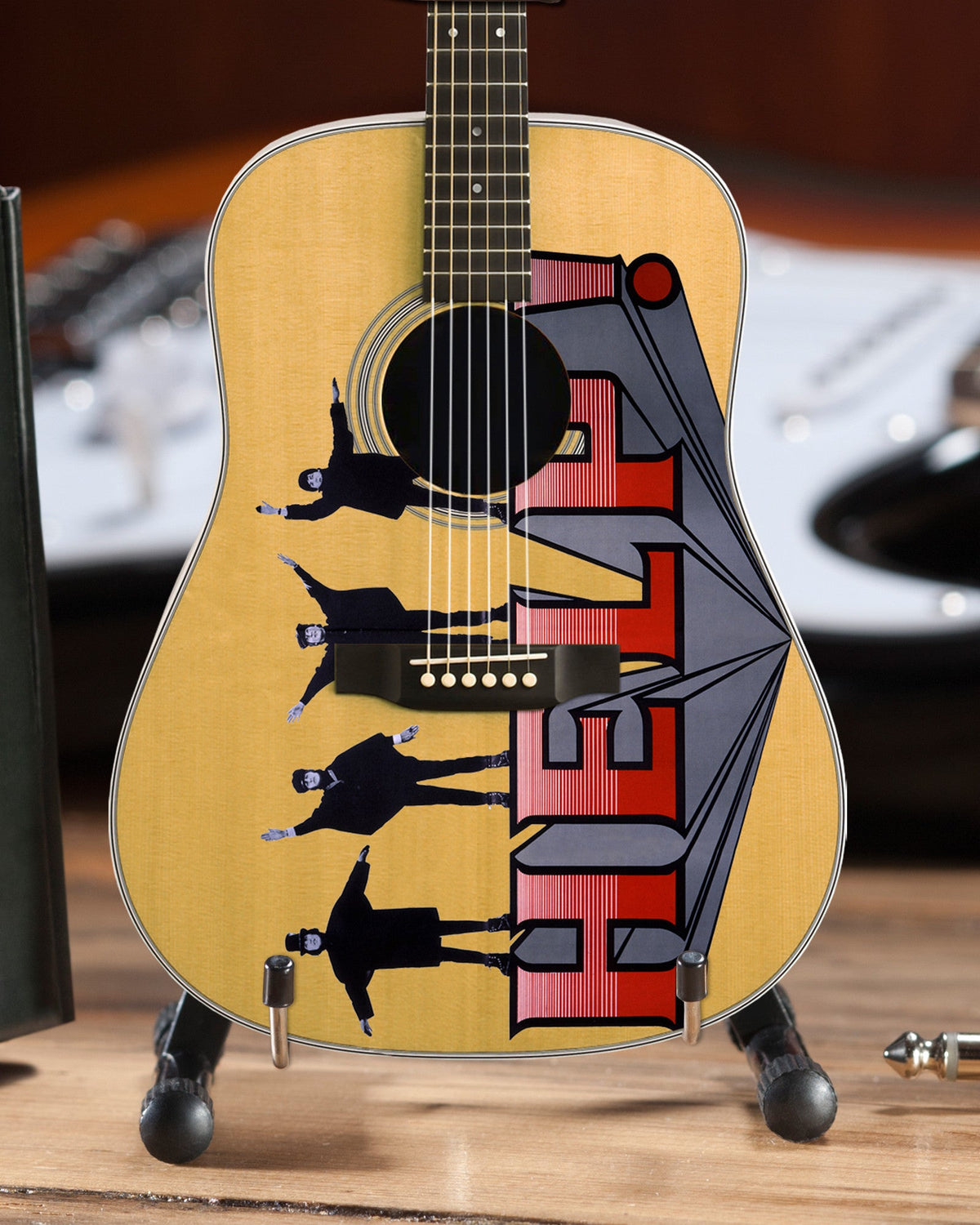 LICENSED FAB FOUR - HELP! TRIBUTE MINI ACOUSTIC - RADIO DAYS