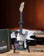 OFFICIALLY LICENSED JOE STRUMMER FENDER' TELECASTER' SIGNATURE RELIC MINI GUITAR REPLICA