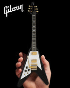 *NEW JIMI HENDRIX' GIBSON 1969 FLYING V - LEFT-HANDED EBONY FINISH 1:4 SCALE MINI GUITAR MODEL