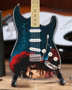 JIMI HENDRIX BOTH SIDES OF THE SKY MINI FENDER' STRAT' GUITAR MODEL OFFICIALLY LICENSED