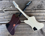 JOHNNY WINTER SIGNATURE GIBSON FIREBIRD SET OF 2 MINI GUITAR MODELS - POLARIS & SUNBURST