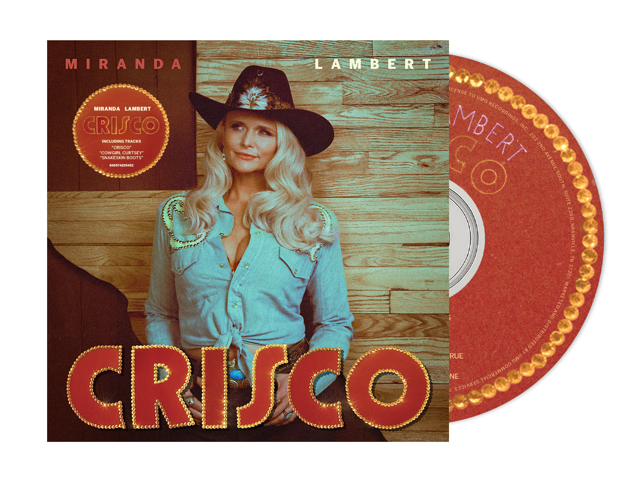 MIRANDA LAMBERT 'CRISCO' CD