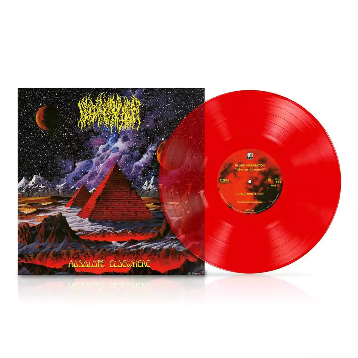 BLOOD INCANTATION 'ABSOLUTE ELSEWHERE' LP - TRANSPARENT RED