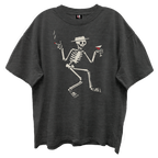SOCIAL DISTORTION SKELLY SONG TITLE FRT/BACK VINTAGE BLACK T-SHIRT/GIANT VINTAGE