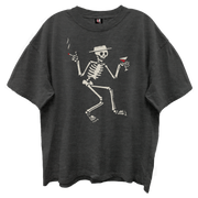 SOCIAL DISTORTION SKELLY SONG TITLE FRT/BACK VINTAGE BLACK T-SHIRT/GIANT VINTAGE
