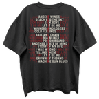 SOCIAL DISTORTION SKELLY SONG TITLE FRT/BACK VINTAGE BLACK T-SHIRT/GIANT VINTAGE