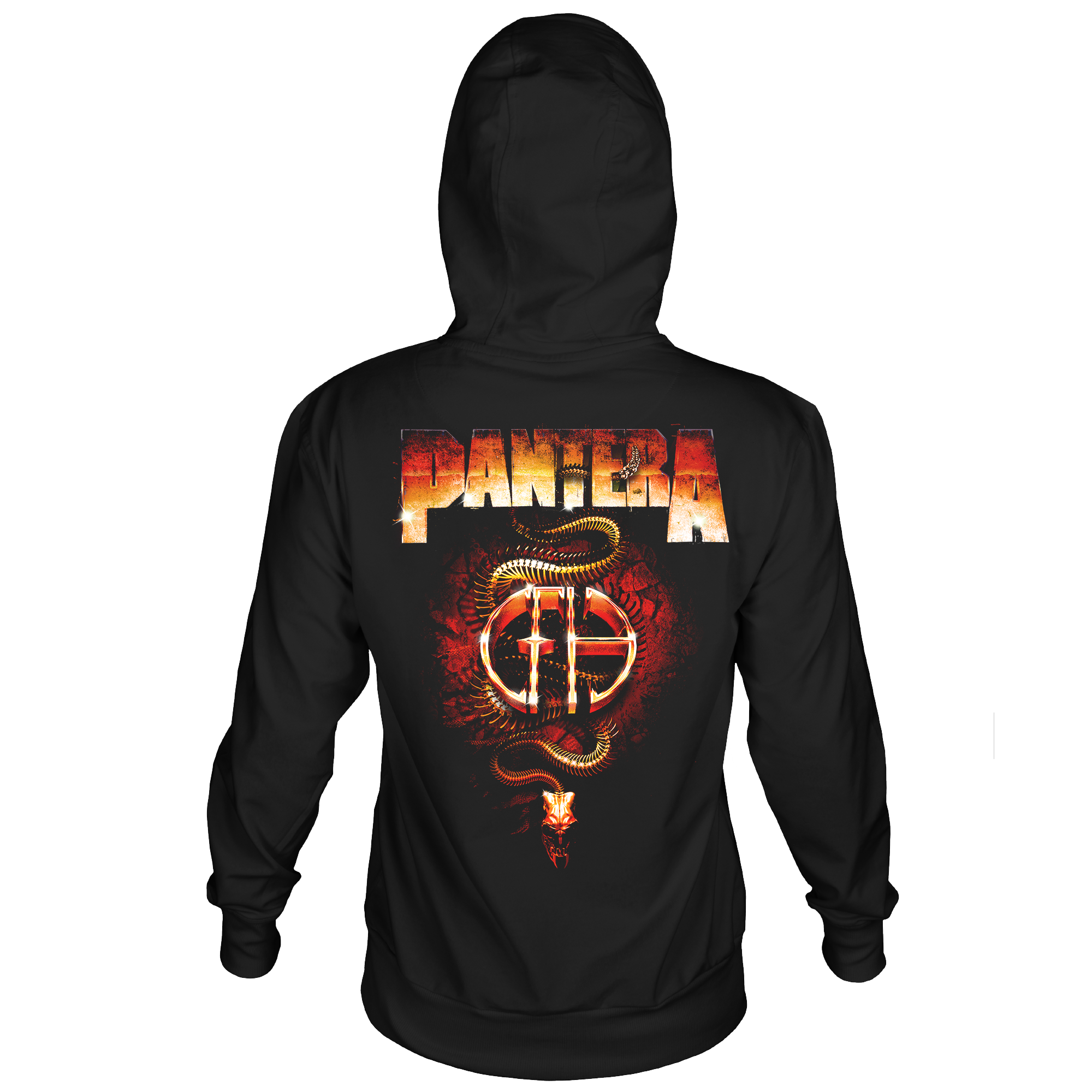 PANTERA BRASS SNAKE BLK HDY F/B