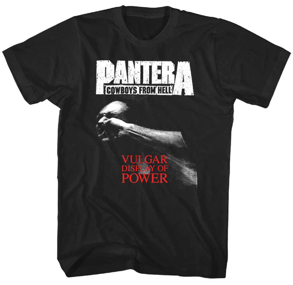 PANTERA 'VULGAR DISPLAY OF POWER' T-SHIRT