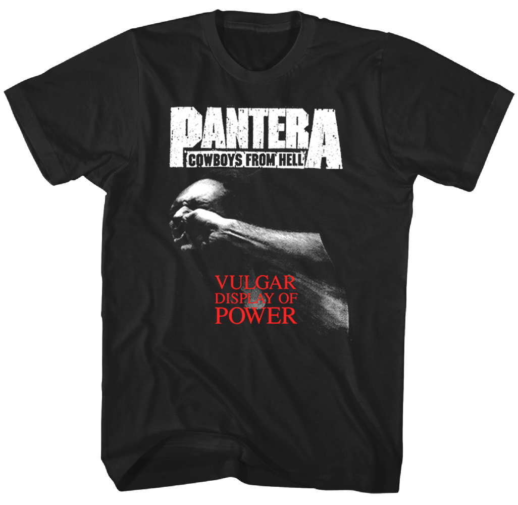 PANTERA 'VULGAR DISPLAY OF POWER' T-SHIRT
