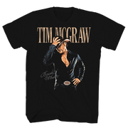 TIM MCGRAW BACK WHEN BLACK TEE