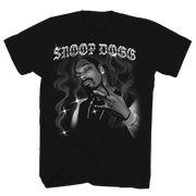 SNOOP DOGG AIR BRUSH BLACK T-SHIRT