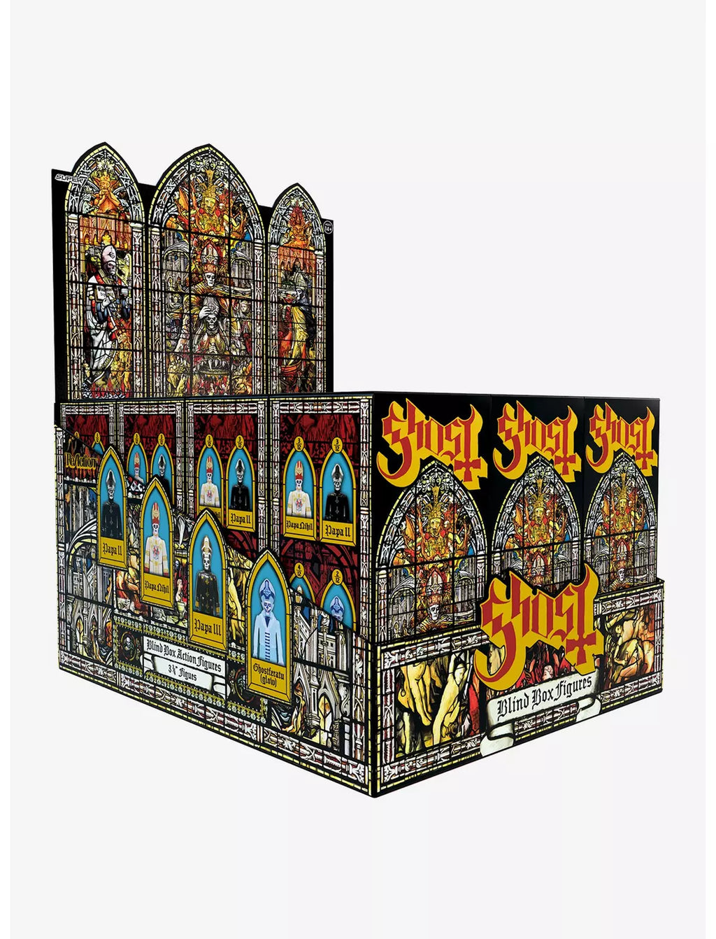 GHOST BLIND BOX REACTION FIGURES - WAVE 1 (BOX OF 12 W/ COMPLETE SET)