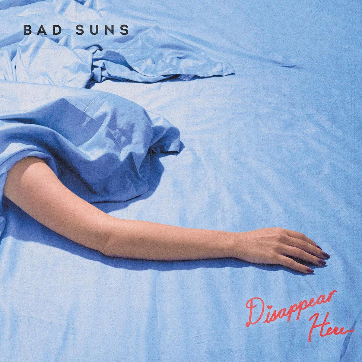 BAD SUNS 'DISAPPEAR HERE' 10TH ANNIVERSARY LP (Neon Coral/White Mist Vinyl)