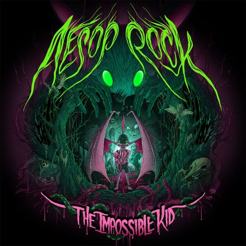 AESOP ROCK 'THE IMPOSSIBLE KID' 2LP - GREEN/PINK NEON