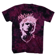 MACHINE GUN KELLY SILOUETTE PORTRAIT PINK/BLACK CRYSTAL WASH