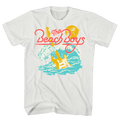BEACH BOYS SURFING GUITAR WHITE TEE