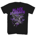 BLACK SABBATH HENRY PURPLE LIGHTENING BLACK T-SHIRT
