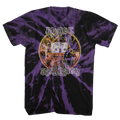 BLACK SABBATH WITCH ALBUM COVER BLACK/PURPLE SPIRAL WASH T-SHIRT