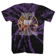BLACK SABBATH WITCH ALBUM COVER BLACK/PURPLE SPIRAL WASH T-SHIRT