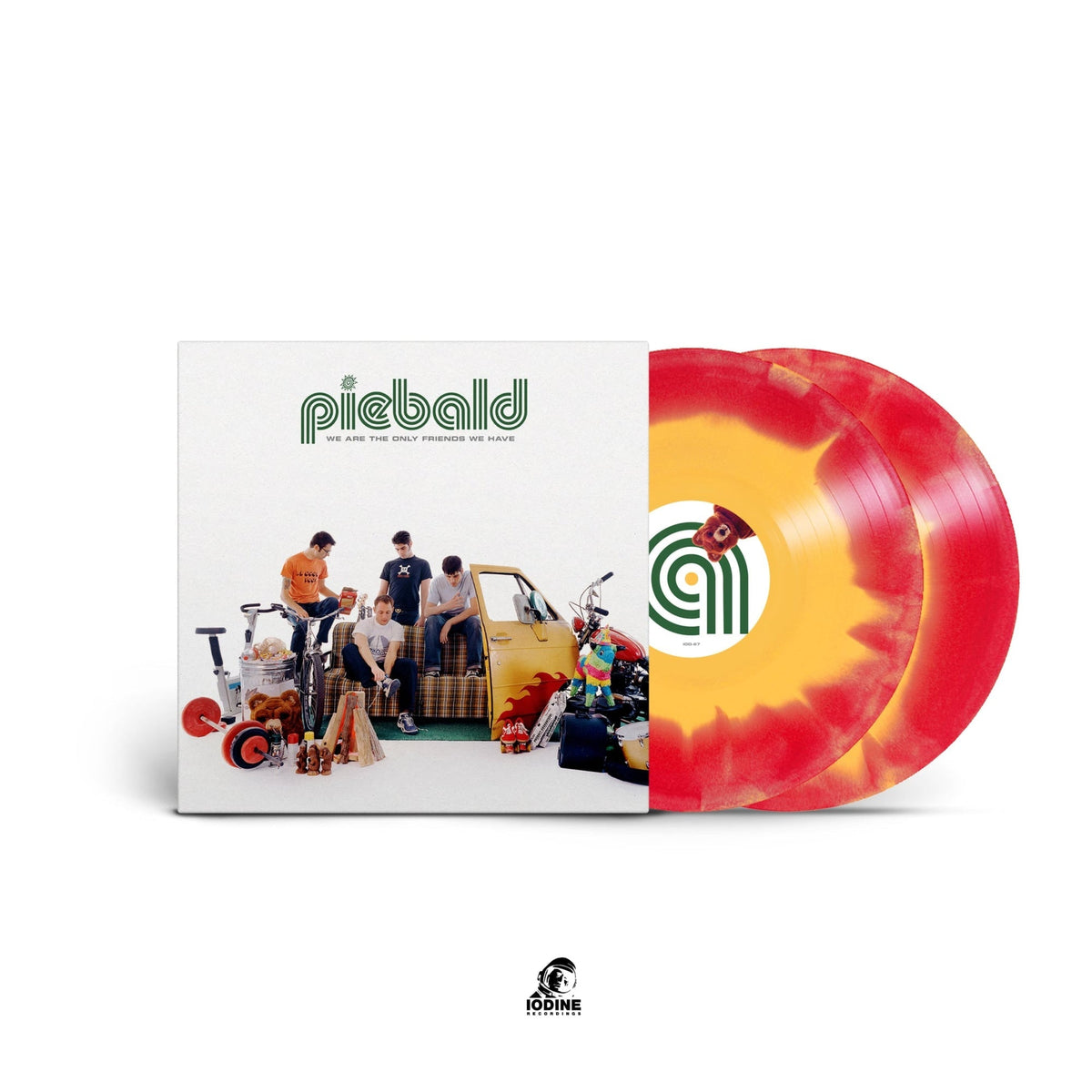 PIEBALD 'WE ARE THE ONLY FRIENDS WE HAVE' 2LP - DELUXE EDITION - RED/YELLOW/SMASH