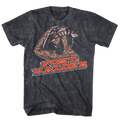 POST MALONE SIDE PROFILE BLACK MINERAL WASH T-SHIRT/S