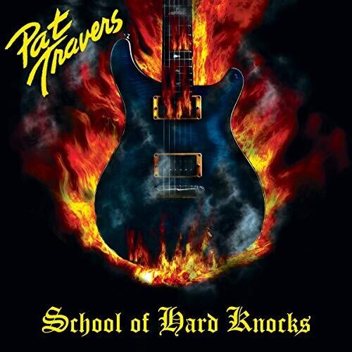 PAT TRAVERS 'SCHOOL OF HARD KNOCKS' LP - YELLOW