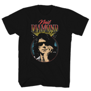 NEIL DIAMOND VINTAGE PHOTO BLACK TEE