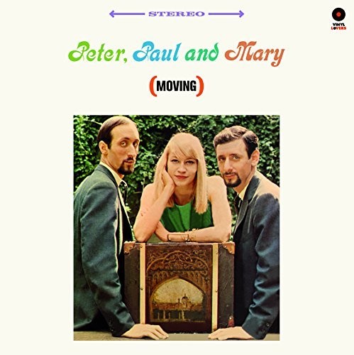 PETER, PAUL & MARY 'MOVING' LP - IMPORT - BLACK