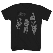 KISS DRESSED TO KILL FACES BLACK TEE